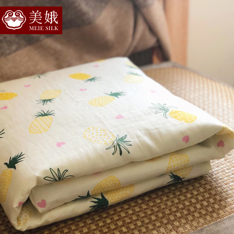 Children's pure cotton quilt cover for export (double gauze cotton) cartoon kindergarten baby quilt cover infant students