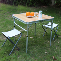 Outdoor Folding Table Portable Stall Table Outdoor Camping Table Aluminum Alloy picnic table Outdoor Liftable Table