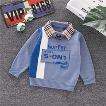 Boys sweater 2020 autumn and winter New Baby 3 baby pullover woolen sweater foreign gas small and medium children sweater 5