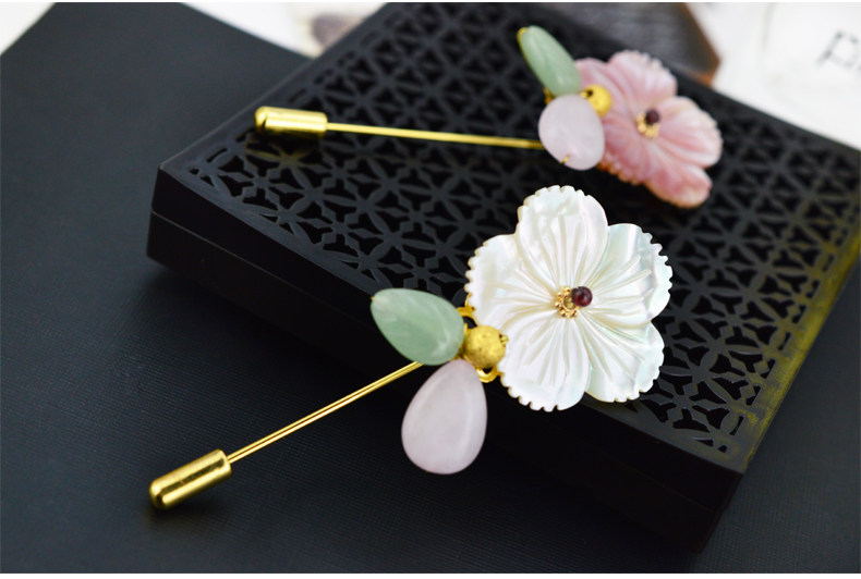 Broche femme en coquille - Ref 1174420 Image 15