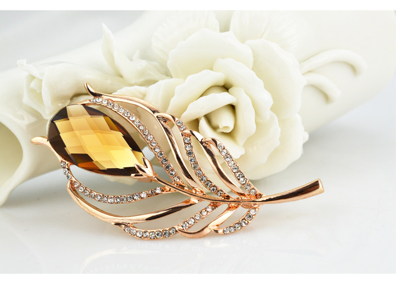 Broche femme en cristal artificiel - Ref 1172168 Image 9