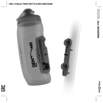 GRC x FIDLOCK co-name cooperative magnetic kettle water bottle rack set 590ML