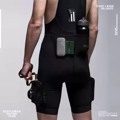 GRC SS20 WAGON-BIB multi-pocket cycling suit holding baby bag shorts spring and summer cold black technology