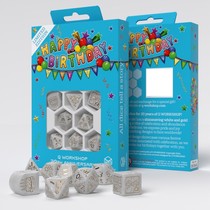 Emperor Penguin Board Game Q Workshop Happy Birthday Running Group Dice Bright Platinum Pattern 20th Anniversary