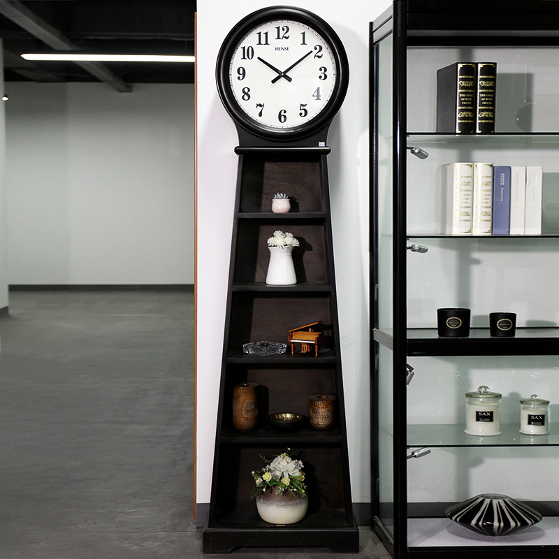Hantime European-style music at the time wood floor clock Living room Fashion Decorative Seat Clock Home Storage Clock HG635