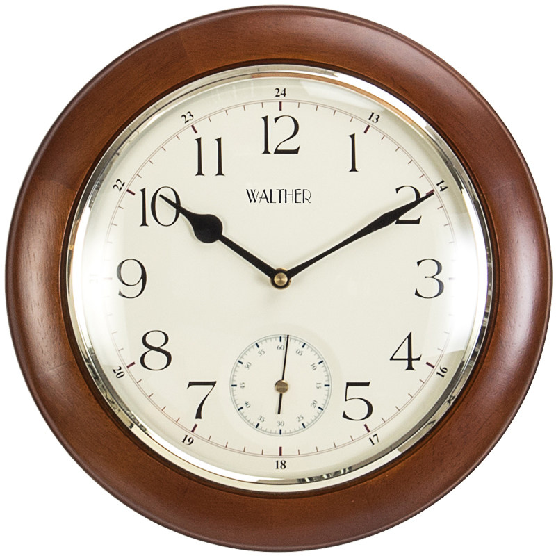 Han time solid wood wall clock sitting room new Chinese style contracted wall hanging watch creative personality mute quartz clock HW504