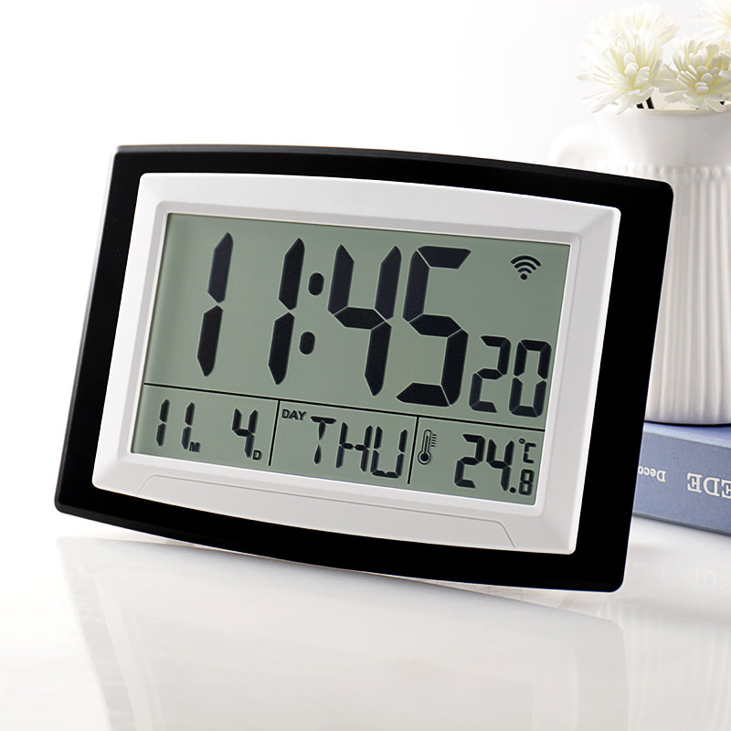 Large screen alarm clock Living room Multifunction mute electronic clock HA31 when the Han time modern intelligent WIFI automatic school