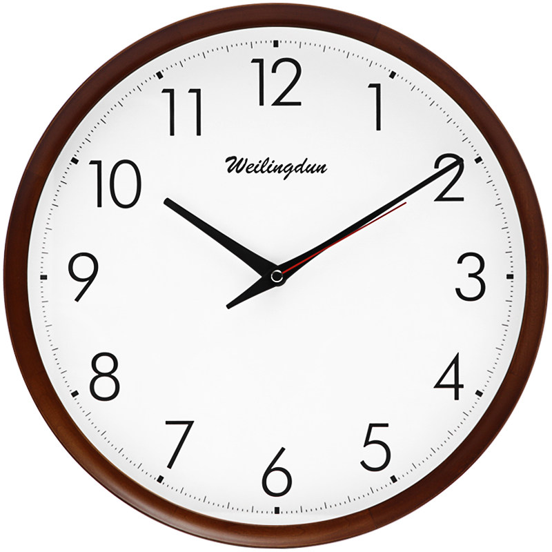 Hanshi modern simple wall clock Living room wall hanging watch New Chinese style stylish atmosphere silent quartz clock HW595