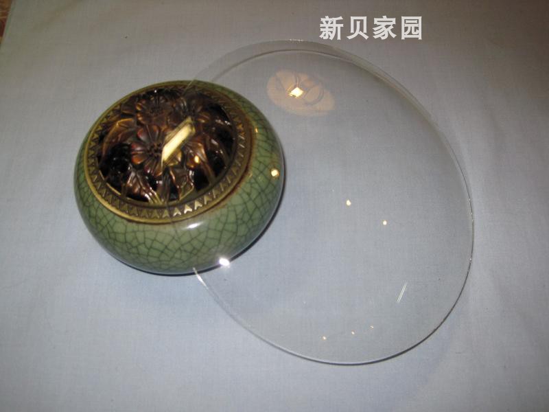 Three-five-card Arctic Star, etc. Old mechanical hanging clock convexity glass diameter 25 2cm