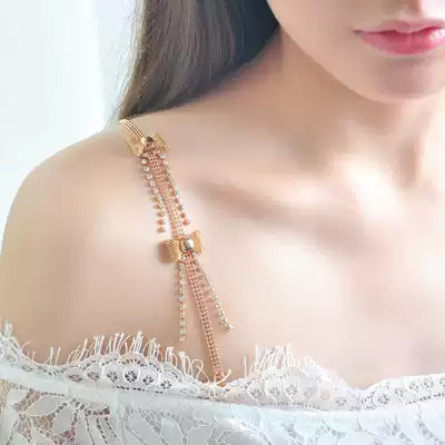 Miss Mango Underwear Underwear Lingerie Shoulder Lingerie Strap Lingerie Shoulder Belt Exposed Lingerie Shoulder Strap Rhinestone