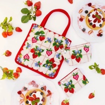 Spot Japanese feiler spring limited garden strawberry series dumplings tissue bag one word