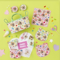 Spot Japanese Loverary New Good Night Bear Series Bread Sandwich Series Dumpling Bag Handbook
