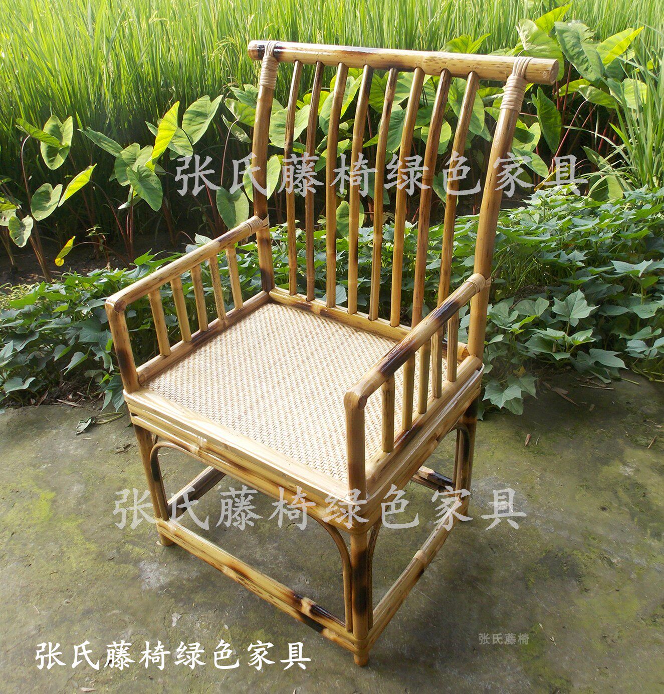 Zhang Chei Furniture Handicrafts Bamboo Manual Living Room Network Red Teacher Chair Backs Leisure Sichuan Bamboo Chair