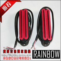 Taiwan RAINBOW LS-100 electric guitar red small double pickups double-layer shielded sound to force