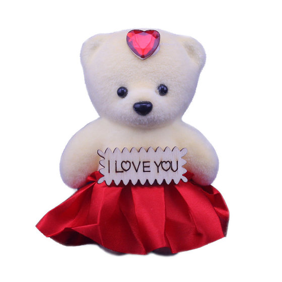 Flower packaging material flower shop supplies package flower doll cartoon bouquet bear ice cream foam bear doll sweeping the street