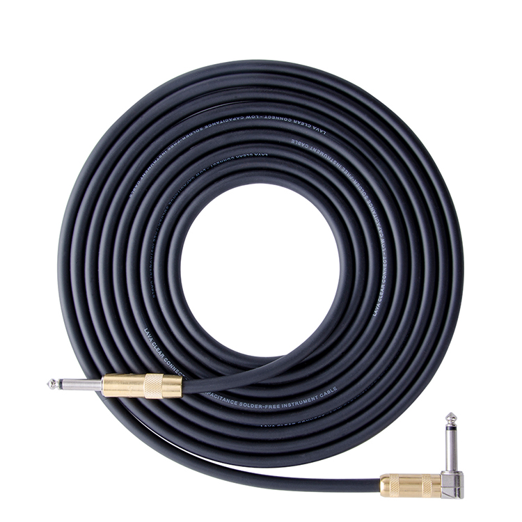 Lava Cable Clear Connect Burning Grade Noise Reduction Guitar Bass Instrumental connection