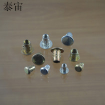 Furniture back cover Flat top with medium trapezoid with cap edge spiked nut Zinc alloy Office wardrobe Dining table link