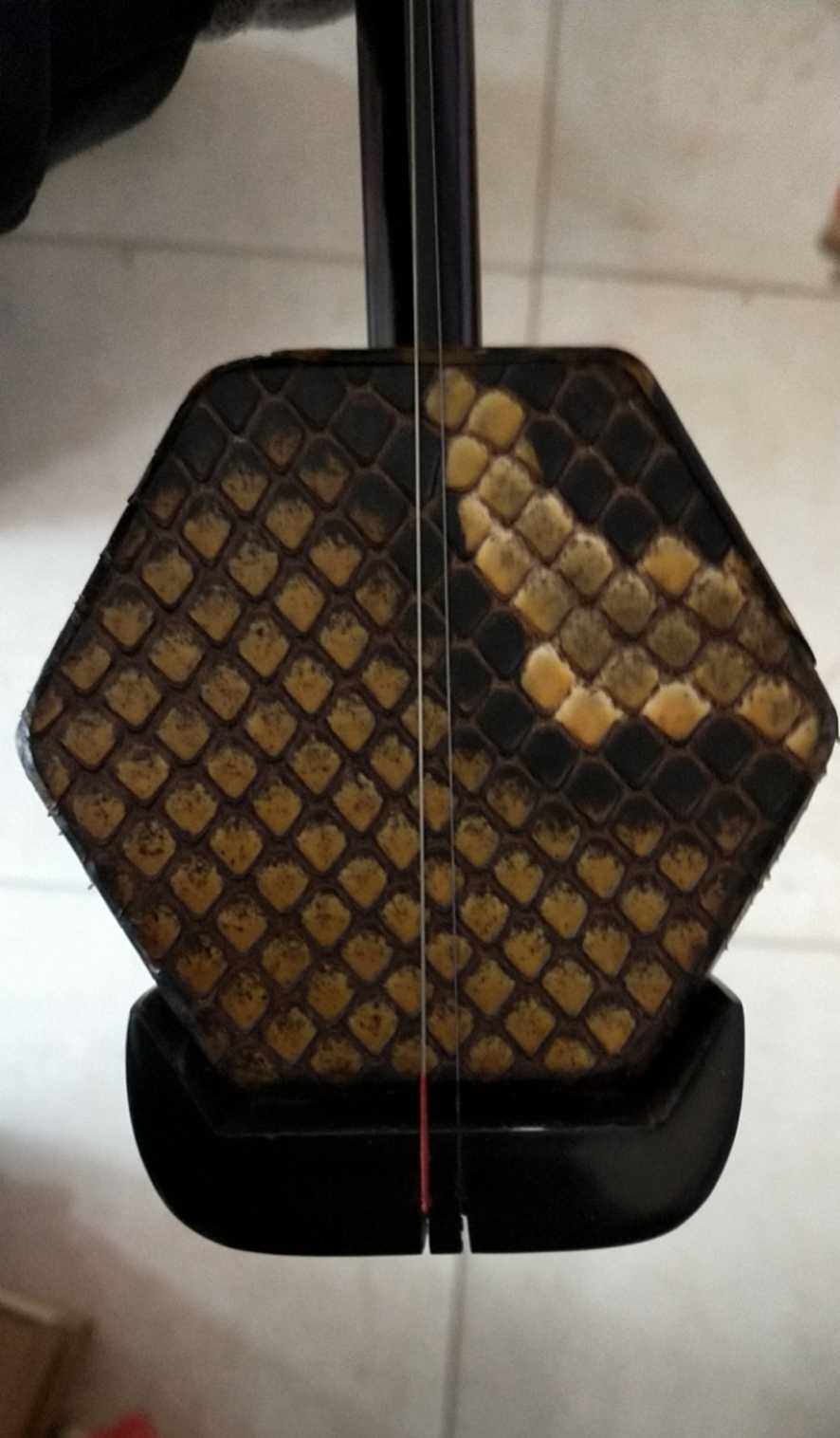 Ebony erhu piano tube with ebony bottom support