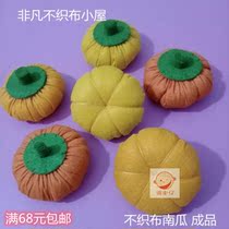 Non-woven vegetable pumpkin finished kindergarten manual work Family toy simulation food model Early education
