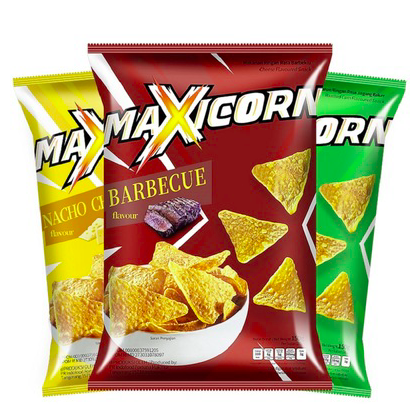 Indonesia imported Doritos with the same barbecue flavor super strong cheese corn flakes bag net red big bag zero food