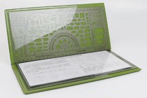 2013 type tactical cascade cooperative war command ruler Type 13 military standard drawing tool ruler engraving hardcover version