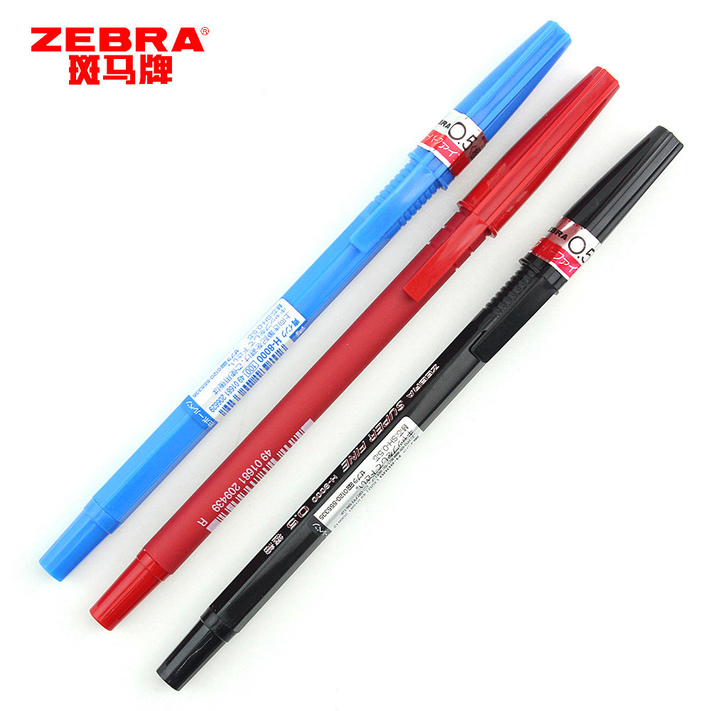 Safe Classic Smooth Japanese Zebra 0 5mmRH-8000 Ballpoint Pen Ballpoint Pen 0 7 Black Blue Red