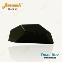 Biraca black small handle zinc alloy small hole distance 100 lap bright light multisection art drawer handle