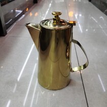 Thickened stainless steel cold kettle large capacity teapot Bar coffee maker restaurant cold kettle ice kettle