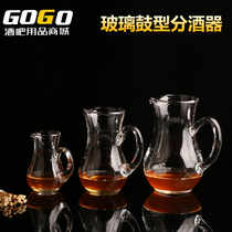 Glass red wine White wine wine dispenser Red wine wine wine dispenser Glass jug Juice jug Male cup with tie jug Wine set