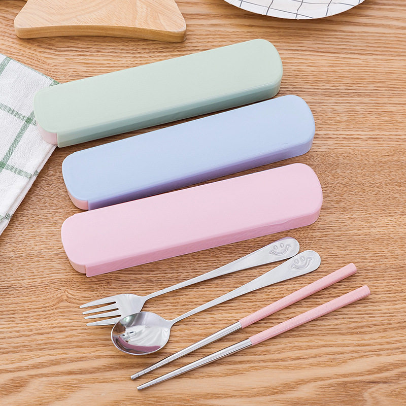 Kindergarten Gift Small Gift Children Birthday Customized Student Prizes School Cutlery Sets Wholesale Indigo Logo