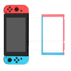 switch主机贴膜 switch彩边钢化膜2.5d防爆屏幕膜任天堂switch lite防刮高透贴膜