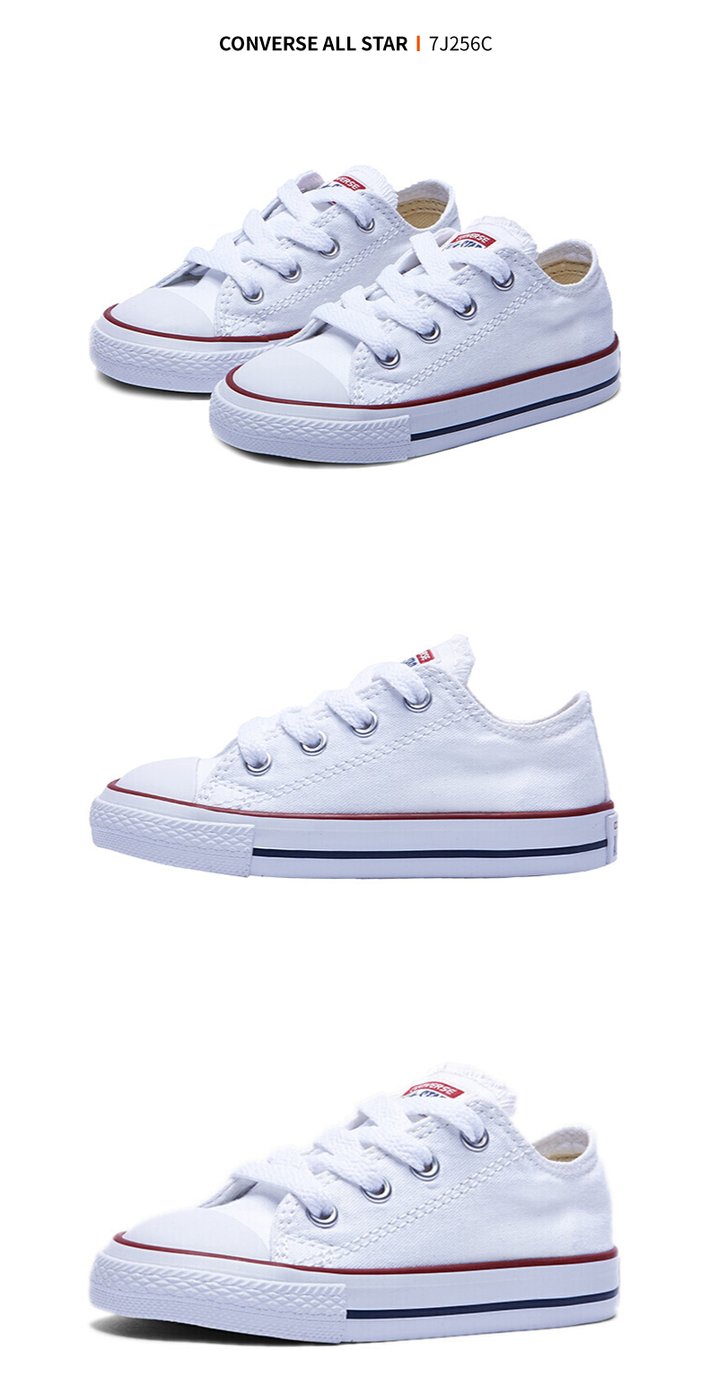 Giày converse / Giày converse 2018 mới dành cho trẻ em Giày thường cho bé trai và bé gái Giày đế thấp 7J235C - Giày dép trẻ em / Giầy trẻ giày trẻ em nữ