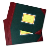 Подлинный Qianglin 2902-16 Кожаная крышка 16 Opens Ledger Ledger Live Pages Cover Cover подлинный клип аккаунта Qianglin