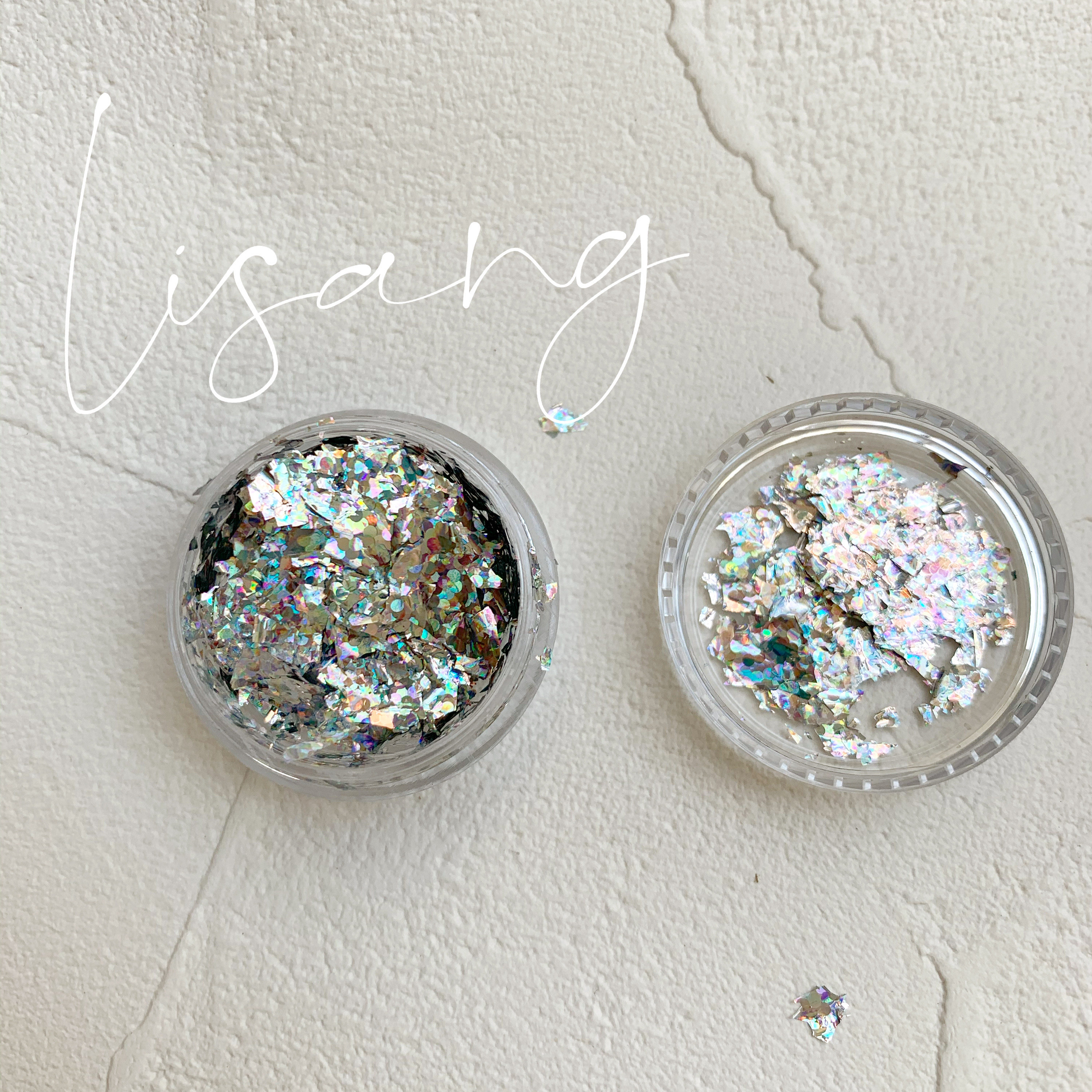 IsLuoLi Sequin Series Meryl Gold Leaf Debris Ultrathin Import Day Series Laser Light Shatter Gold Leaf