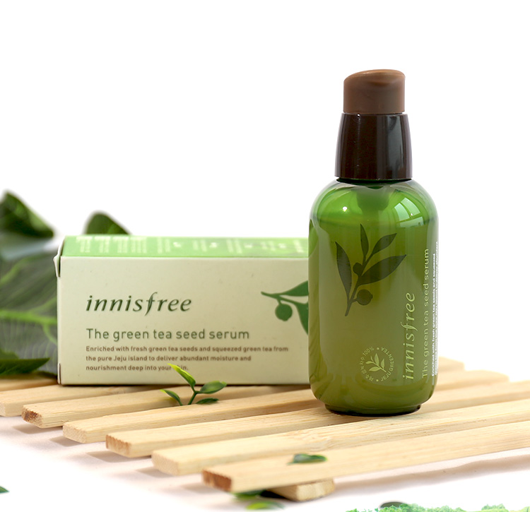 Yue Shi phong cách chiết xuất hạt trà xanh tinh chất dưỡng ẩm 3 giây nhỏ chai xanh tinh chất eucerin