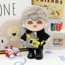 20cm cotton doll paparazzi replacement clothes casual clothes denim back belt pants suit shirts sweatshirt accessories