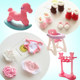 Milu Xiaomeile Doll Clothes Accessories Casual Set Baby Bottle High Chair Female Baby Simulation Doll Dressing Practice