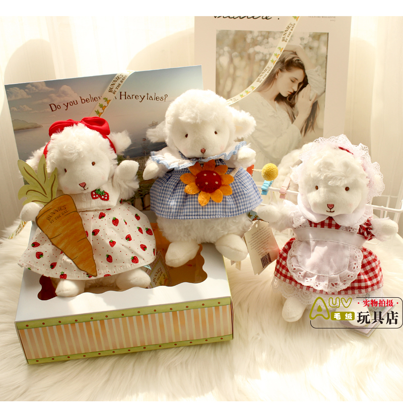 Shake the same lamb skirt bunniesBy The Bay small sitting sheep doll dress 17cm doll dress