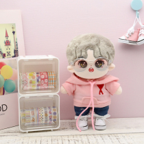 Spot Shots Pink Love Sweatshirt Jeans 20cm Cotton Doll Doll Clothes Suit Star Eva Clothing