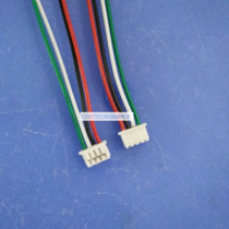 Customize 1 25mm terminal wire connecting line electronic patch double head 4P 4 core 1571 28#纯铜