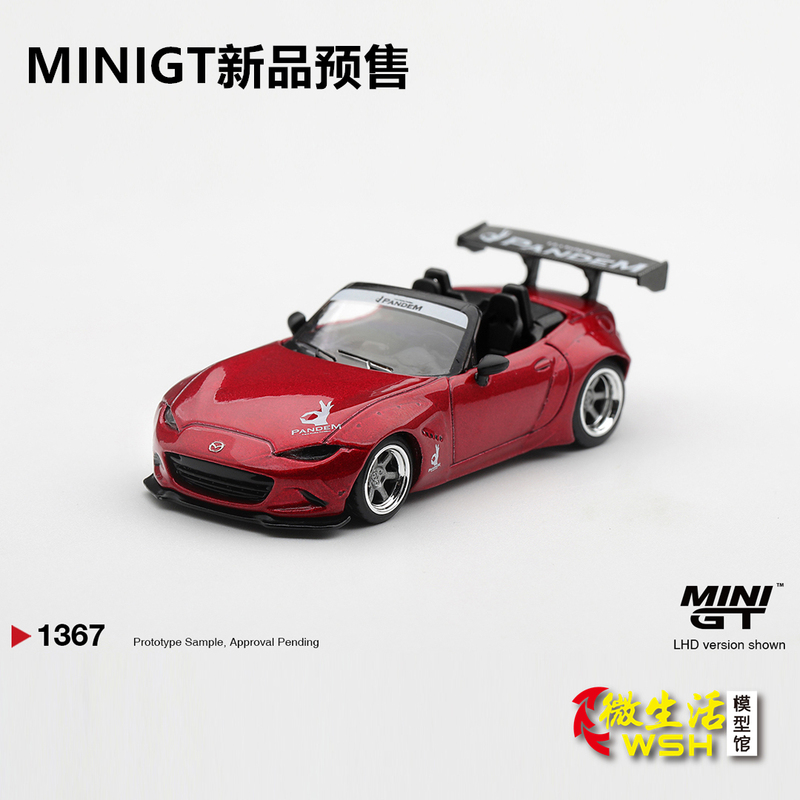Minigt 1:64 Mazda Miata Mx-5 Nd Rocket Bunny Alloy Car Model Minigt 1:64 Mazda Miata Mx-5 Nd Rocket Bunny Alloy Car Model