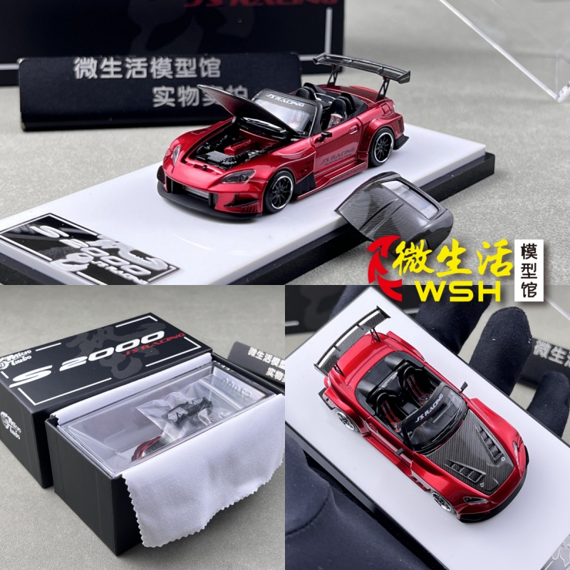 In Stock Mt 1:64 Honda S2000 Js Racing Alloy Openable Model Car Microturbo