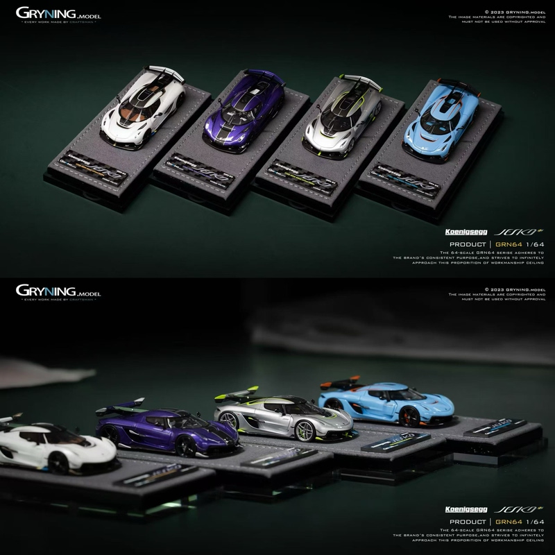 In Stock Gryning 1:64 Koenigsegg Jesko Resin Car Model
