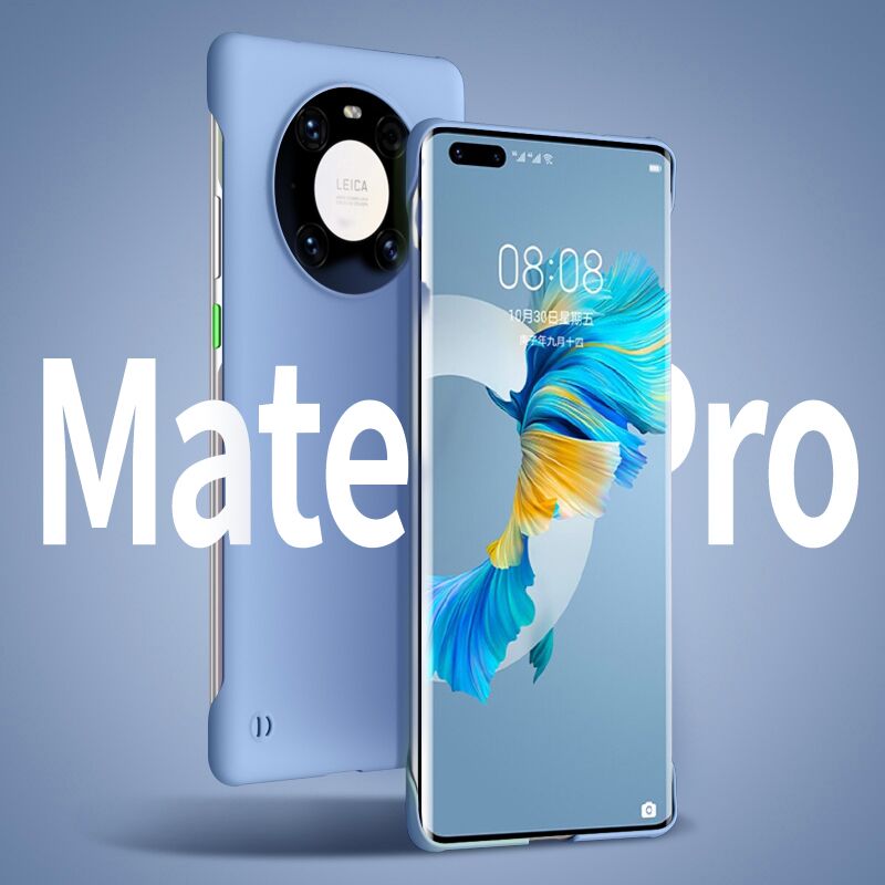 Shunfeng Huawei mate40pro mobile phone protective shell No border mate40pro protects shell skin sensation mate40 liquid silicone mete ultra-thin anti-fall por male and female