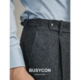 Шерстяные штаны, осенние повседневные брюки, высокая талия