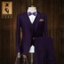 Bộ đồ vest nam tuxedo đẹp trai Anh trang phục chú rể trang phục áo cưới nam phù hợp với mùa hè - Suit phù hợp quần tây Suit phù hợp