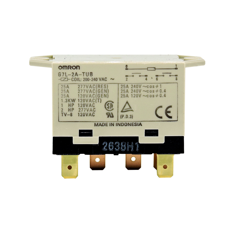进口欧姆龙OMRON电磁AC220V 25A功率继电器G7L-2A-TUB 二开DC24V-阿里巴巴