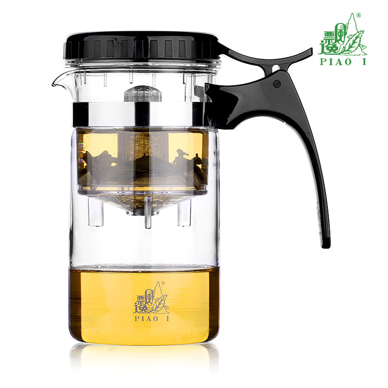 Taiwan original Travel Buddy flutter cup GL-898 large capacity heat-resistant glass brewing teacup