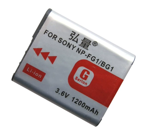 Hong Qiang Sony W210 W220 W230 W270 W290 W300 WX1 HX5C Батарея BG1