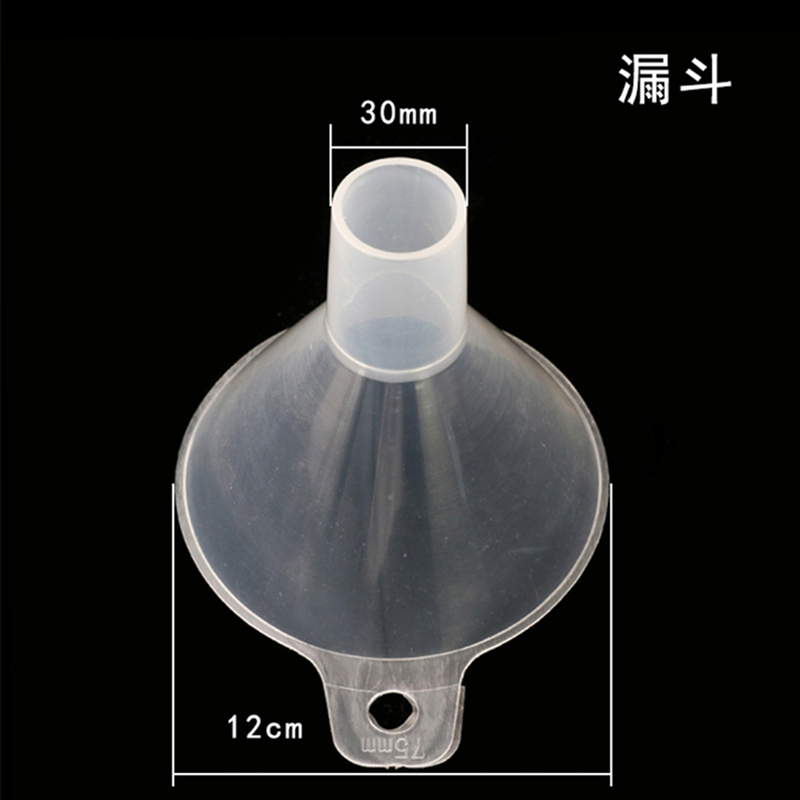 Rice packaging bag with special funnel 30mm outer diameter large diameter plastic transparent funnel household use